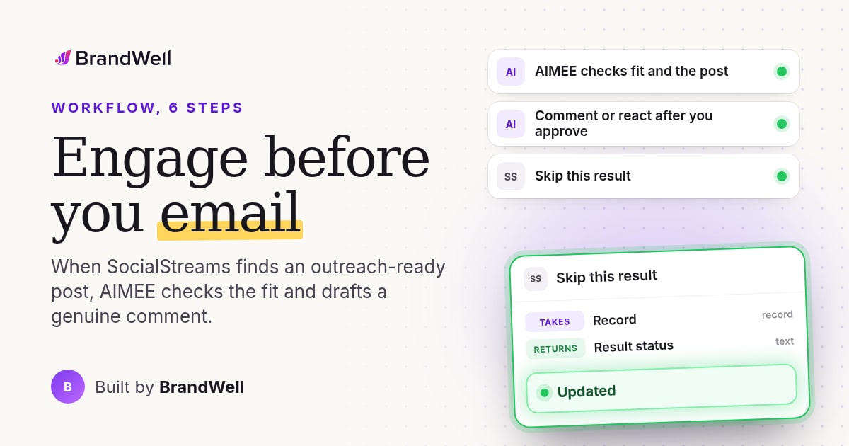 Workflow link preview