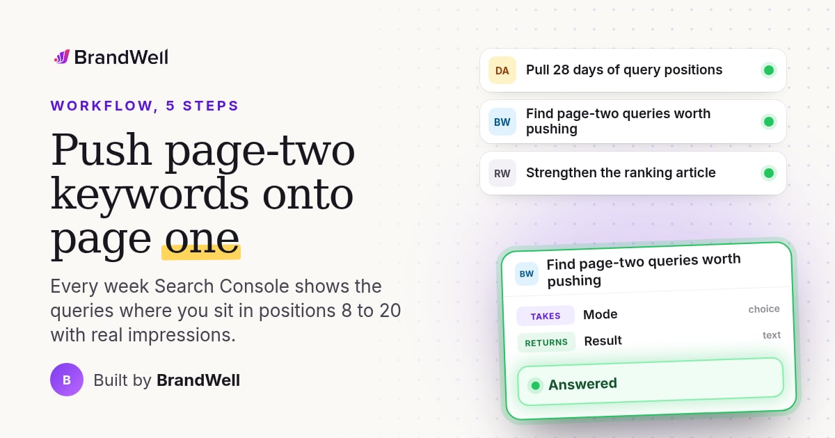 Workflow link preview