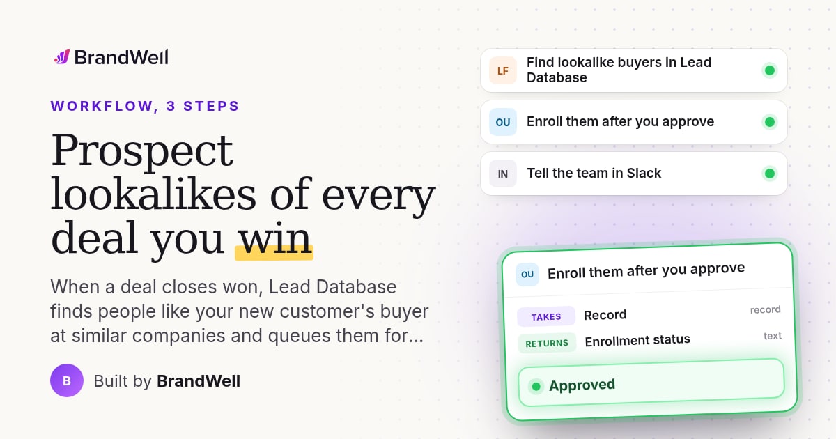 Workflow link preview