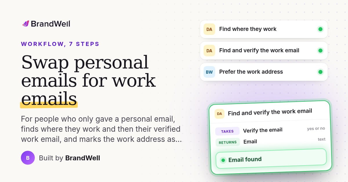 Workflow link preview