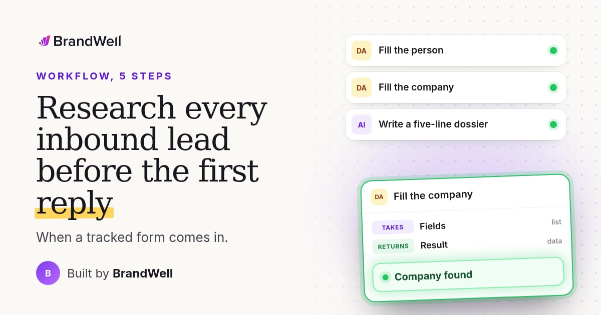 Workflow link preview