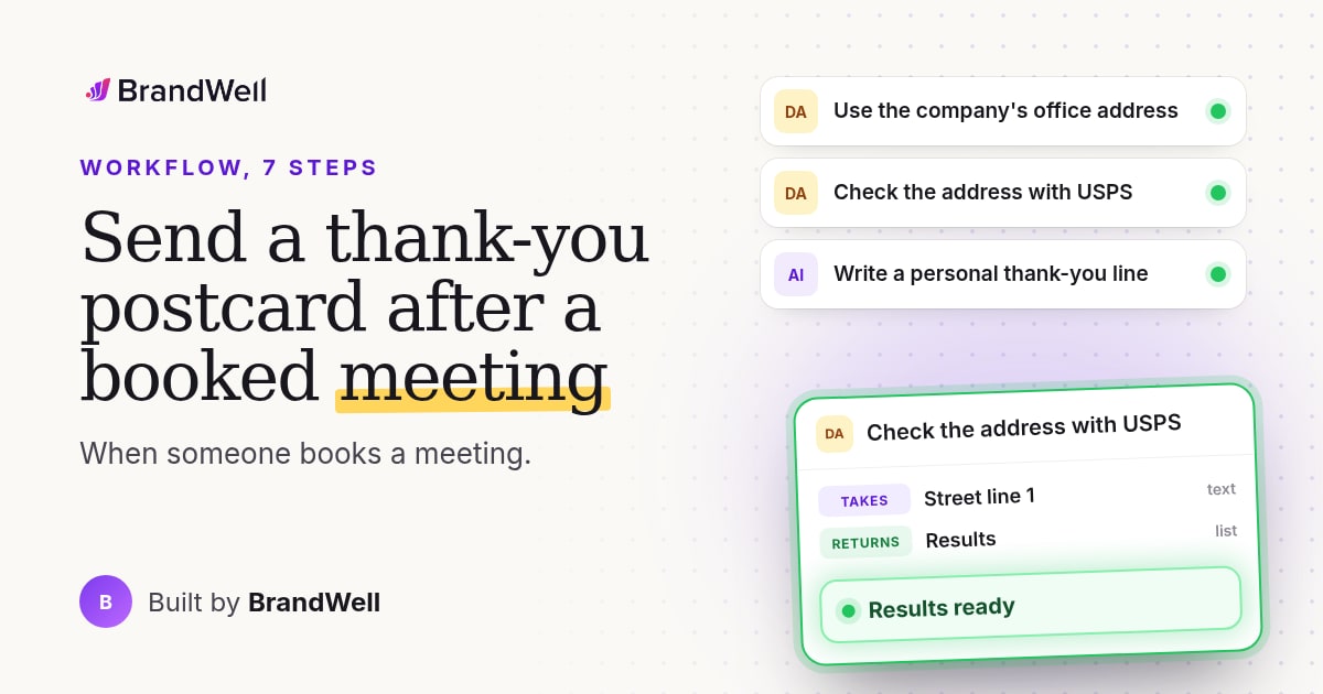 Workflow link preview