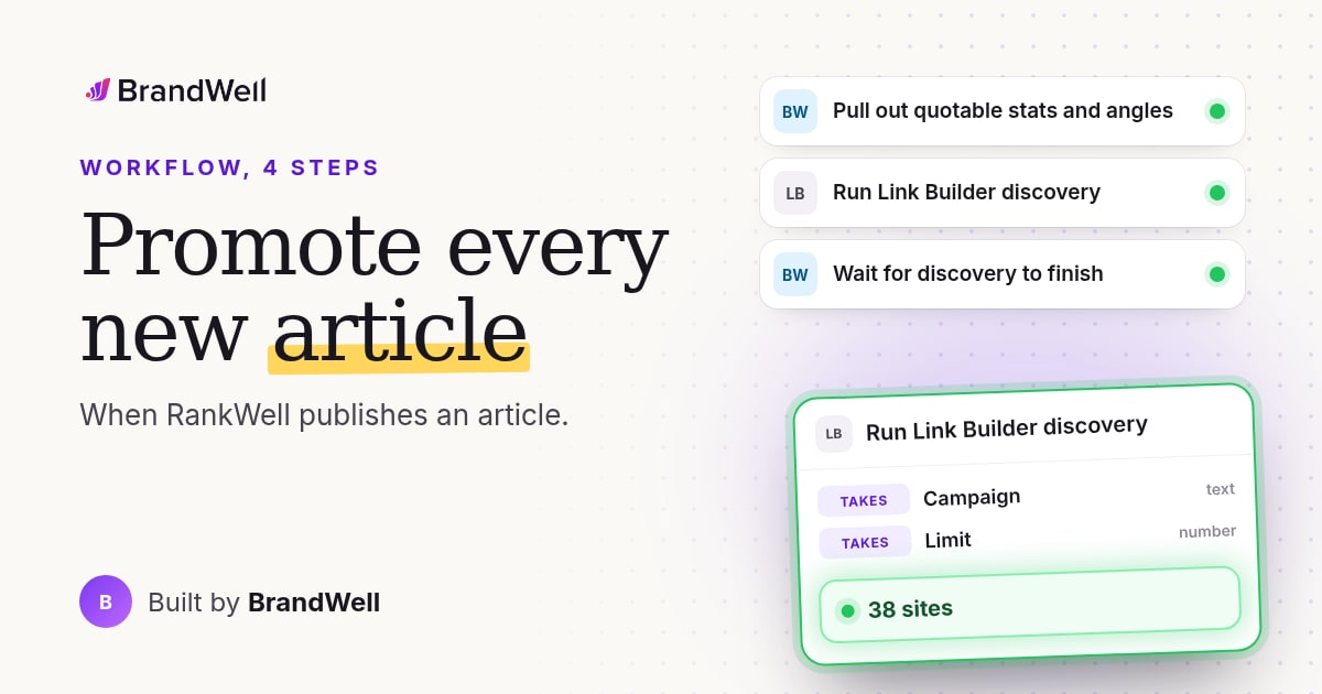 Workflow link preview
