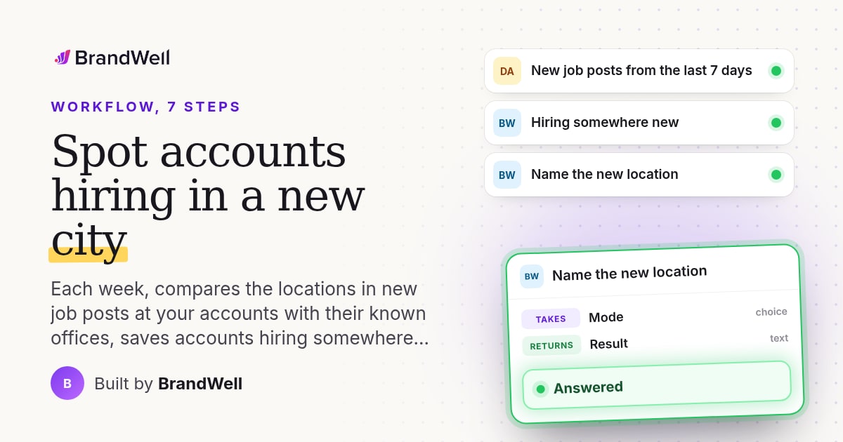 Workflow link preview