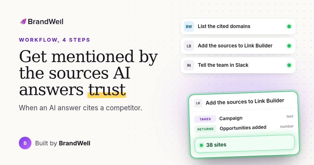 Workflow link preview