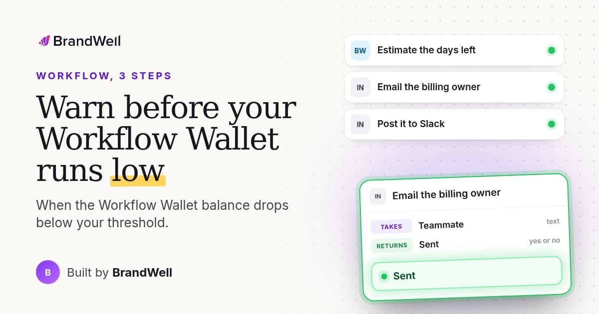 Workflow link preview