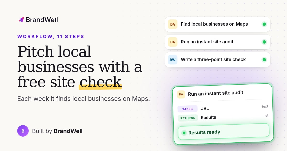 Workflow link preview