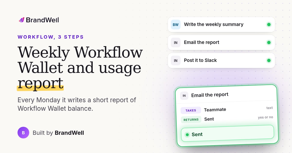 Workflow link preview