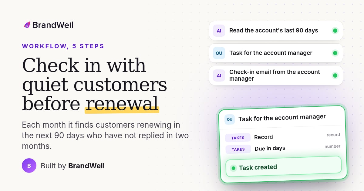 Workflow link preview