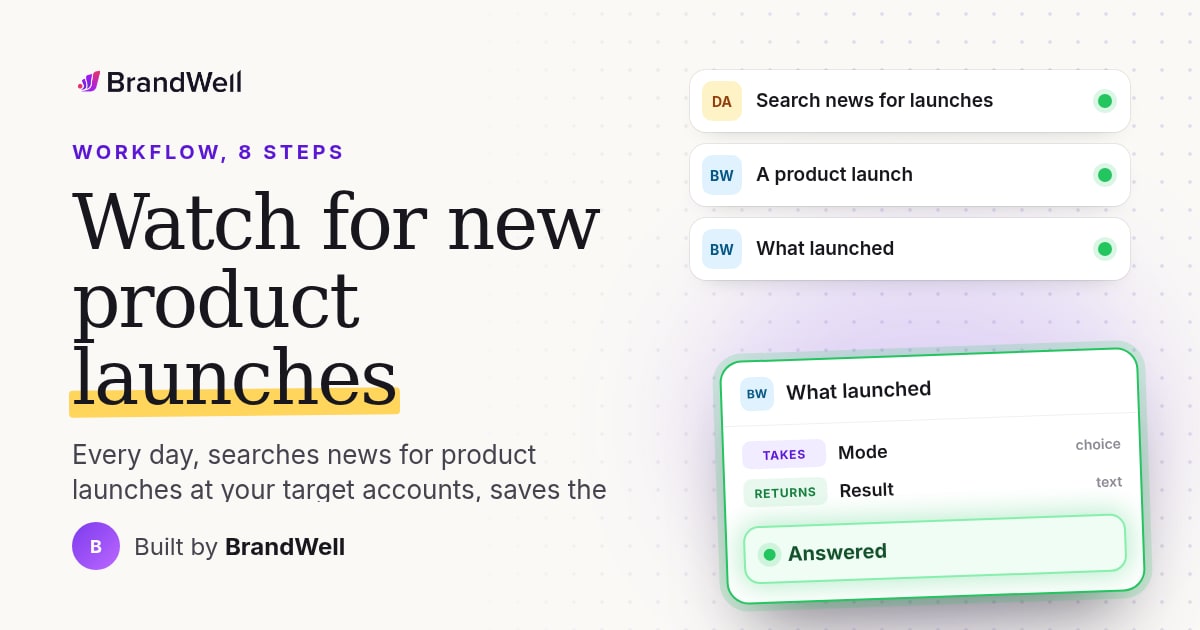 Workflow link preview