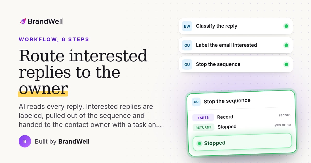 Workflow link preview